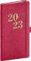 náhled Kapesní diář Vivella Fun 2023, růžový, 9 × 15,5 cm