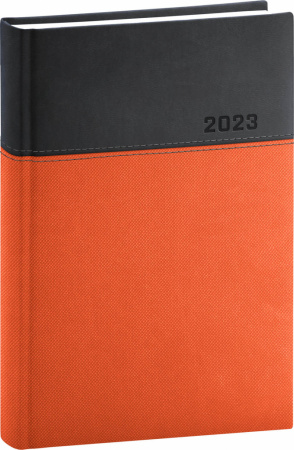 detail Denní diář Dado 2023, oranžovočerný, 15 × 21 cm