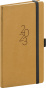 náhled Kapesní diář Majestic 2023, béžový, 9 × 15,5 cm