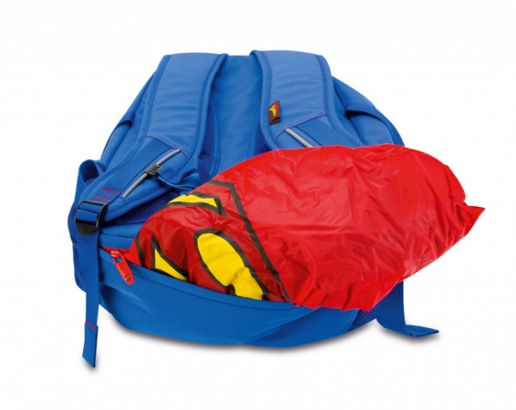 detail Školní batoh s pončem Superman – ORIGINAL