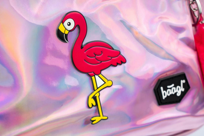 detail BAAGL Samolepky Flamingo