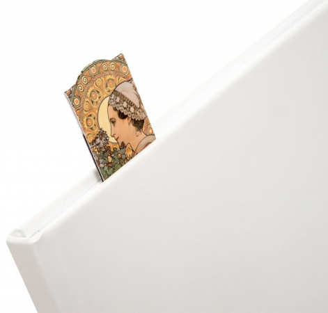 detail Magnetická záložka Alfons Mucha – Thistle