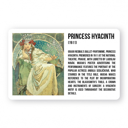 detail Magnet Alfons Mucha - Princezna