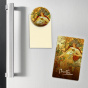 náhled Magnet Alfons Mucha – Podzim, kulatý, 5 cm