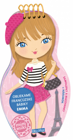 detail Obliekame francúzske bábiky EMMA – Maľovanky