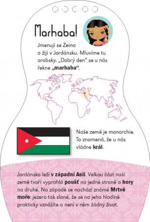detail Oblékáme jordánské panenky ZEINA – Omalovánky