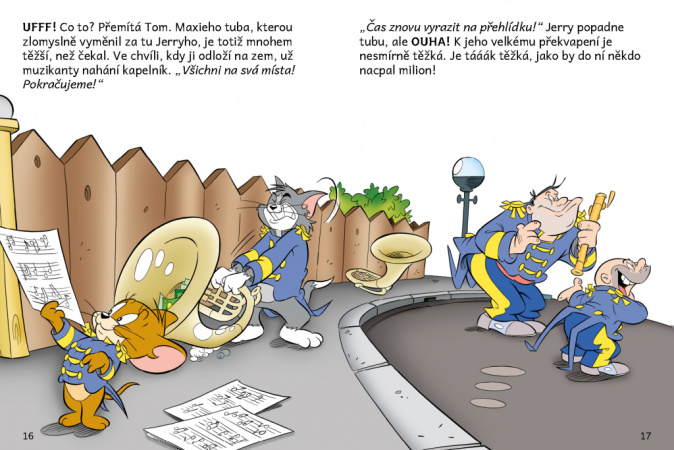 detail VYPEČENÍ MUZIKANTI – Tom a Jerry v obrázkovém příběhu