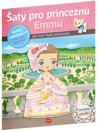 detail Šaty pro princeznu EMMU – Kniha samolepek