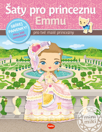 detail Šaty pro princeznu EMMU – Kniha samolepek