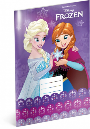 detail Školní sešit Frozen – Ledové království Violet, A4, 20 listů, linkovaný