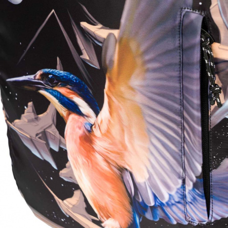 detail BAAGL Batoh eARTh - Kingfisher by Caer8th