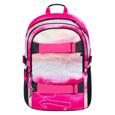 detail BAAGL Školní batoh Skate Pink Stripes