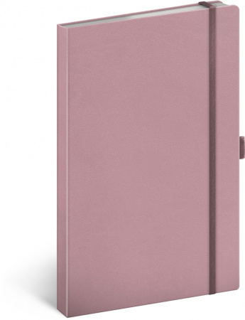 detail Notes Růžový, tečkovaný, 13 × 21 cm