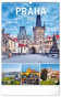 náhled Nástěnný kalendář Praha 2025, 33 × 46 cm