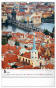náhled Nástěnný kalendář Praha 2025, 33 × 46 cm