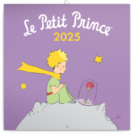 detail Poznámkový kalendář Malý princ 2025, 30 × 30 cm