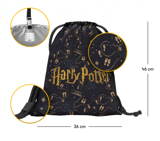 detail BAAGL Sáček Harry Potter Pobertův plánek